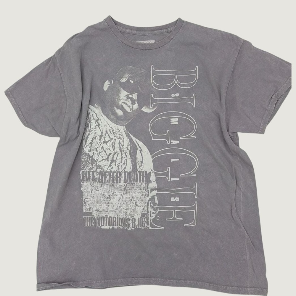 The Notorious B.I.G. Graphic T-Shirt XL Life After Death Cotton Relaxed Purple